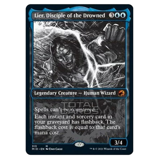 Magic The Gathering - Innistrad - Midnight Hunt - Lier, Disciple of the Drowned - 313/277