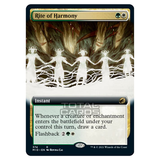 Magic The Gathering - Innistrad - Midnight Hunt - Rite of Harmony - 374/277