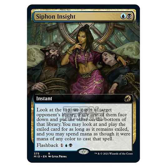 Magic The Gathering - Innistrad - Midnight Hunt - Siphon Insight - 375/277