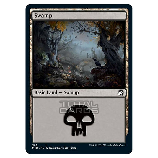 Magic The Gathering - Innistrad - Midnight Hunt - Swamp - 382/277