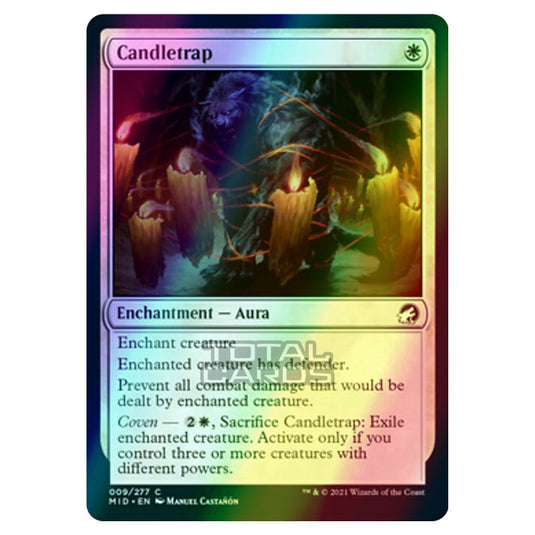 Magic The Gathering - Innistrad - Midnight Hunt - Candletrap - 9/277 (Foil)