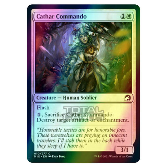 Magic The Gathering - Innistrad - Midnight Hunt - Cathar Commando - 10/277 (Foil)