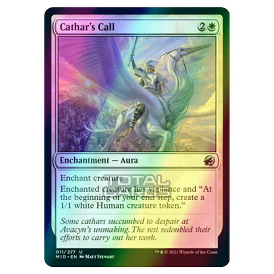Magic The Gathering - Innistrad - Midnight Hunt - Cathar's Call - 11/277 (Foil)