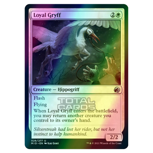 Magic The Gathering - Innistrad - Midnight Hunt - Loyal Gryff - 26/277 (Foil)