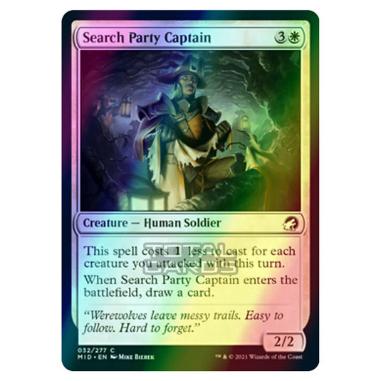 Magic The Gathering - Innistrad - Midnight Hunt - Search Party Captain - 32/277 (Foil)