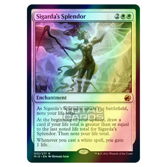 Magic The Gathering - Innistrad - Midnight Hunt - Sigarda's Splendor - 33/277 (Foil)