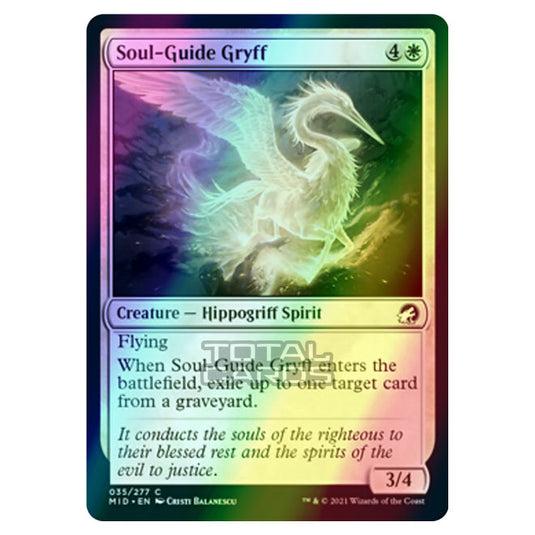 Magic The Gathering - Innistrad - Midnight Hunt - Soul-Guide Gryff - 35/277 (Foil)