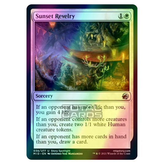 Magic The Gathering - Innistrad - Midnight Hunt - Sunset Revelry - 38/277 (Foil)