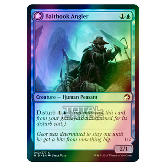 Magic The Gathering - Innistrad - Midnight Hunt - Baithook Angler // Hook-Haunt Drifter - 42/277 (Foil)