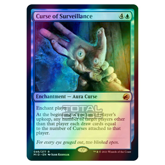 Magic The Gathering - Innistrad - Midnight Hunt - Curse of Surveillance - 46/277 (Foil)