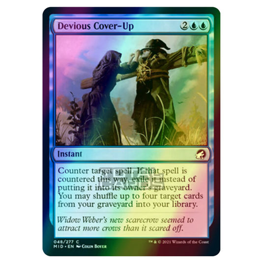 Magic The Gathering - Innistrad - Midnight Hunt - Devious Cover-Up - 48/277 (Foil)