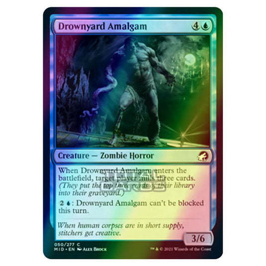 Magic The Gathering - Innistrad - Midnight Hunt - Drownyard Amalgam - 50/277 (Foil)