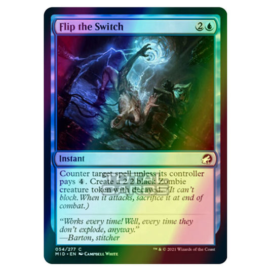 Magic The Gathering - Innistrad - Midnight Hunt - Flip the Switch - 54/277 (Foil)