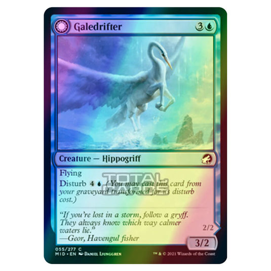 Magic The Gathering - Innistrad - Midnight Hunt - Galedrifter // Waildrifter - 55/277 (Foil)