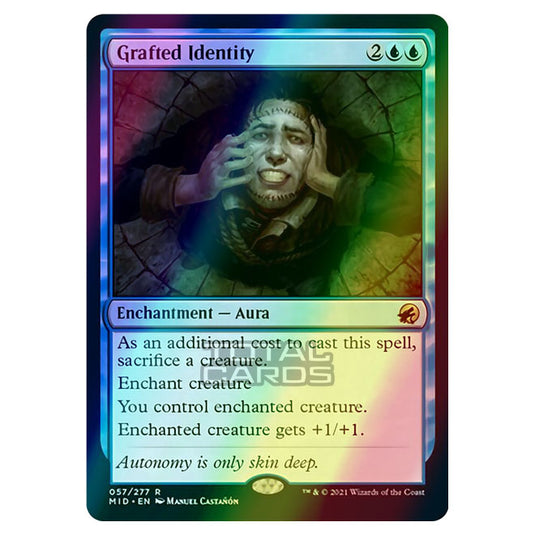 Magic The Gathering - Innistrad - Midnight Hunt - Grafted Identity - 57/277 (Foil)