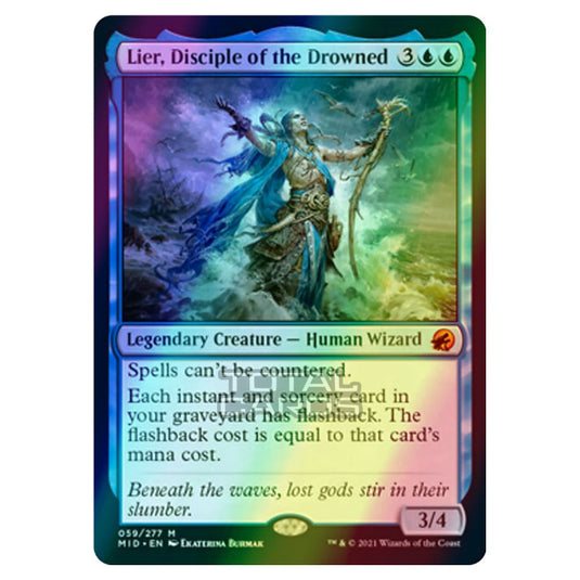 Magic The Gathering - Innistrad - Midnight Hunt - Lier, Disciple of the Drowned - 59/277 (Foil)