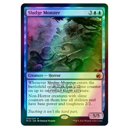 Magic The Gathering - Innistrad - Midnight Hunt - Sludge Monster - 76/277 (Foil)