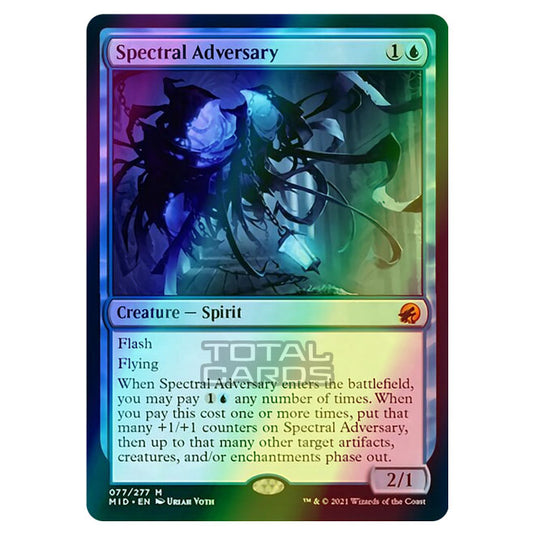 Magic The Gathering - Innistrad - Midnight Hunt - Spectral Adversary - 77/277 (Foil)