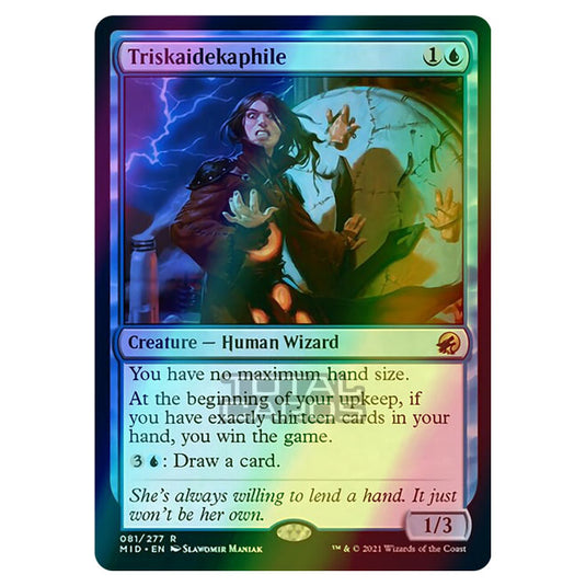 Magic The Gathering - Innistrad - Midnight Hunt - Triskaidekaphile - 81/277 (Foil)