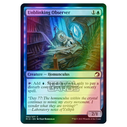 Magic The Gathering - Innistrad - Midnight Hunt - Unblinking Observer - 82/277 (Foil)