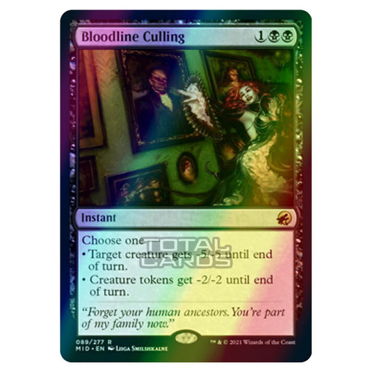 Magic The Gathering - Innistrad - Midnight Hunt - Bloodline Culling - 89/277 (Foil)