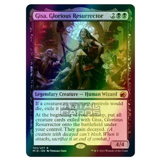 Magic The Gathering - Innistrad - Midnight Hunt - Gisa, Glorious Resurrector - 103/277 (Foil)