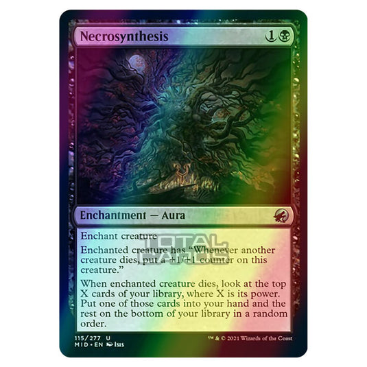 Magic The Gathering - Innistrad - Midnight Hunt - Necrosynthesis - 115/277 (Foil)