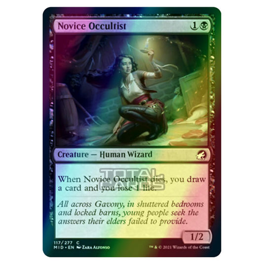 Magic The Gathering - Innistrad - Midnight Hunt - Novice Occultist - 117/277 (Foil)