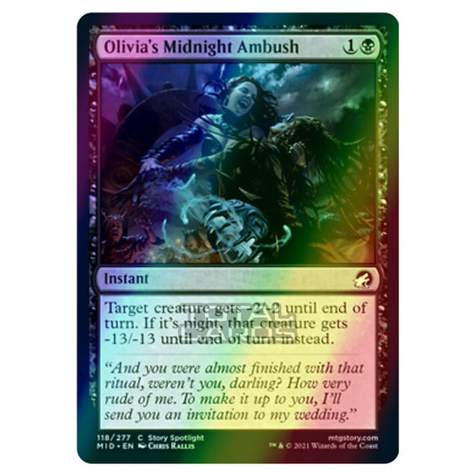 Magic The Gathering - Innistrad - Midnight Hunt - Olivia's Midnight Ambush - 118/277 (Foil)