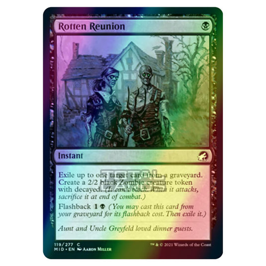 Magic The Gathering - Innistrad - Midnight Hunt - Rotten Reunion - 119/277 (Foil)