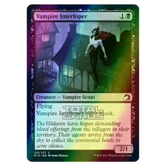 Magic The Gathering - Innistrad - Midnight Hunt - Vampire Interloper - 125/277 (Foil)