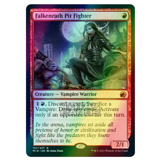 Magic The Gathering - Innistrad - Midnight Hunt - Falkenrath Pit Fighter - 137/277 (Foil)