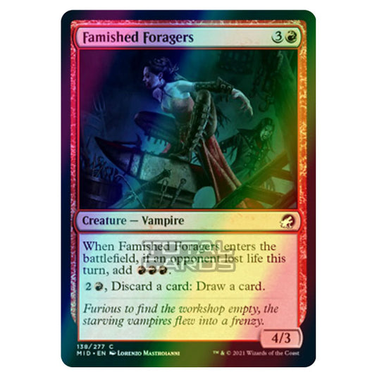 Magic The Gathering - Innistrad - Midnight Hunt - Famished Foragers - 138/277 (Foil)