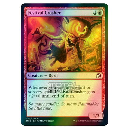 Magic The Gathering - Innistrad - Midnight Hunt - Festival Crasher - 140/277 (Foil)