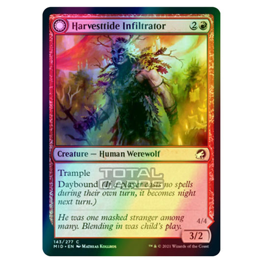 Magic The Gathering - Innistrad - Midnight Hunt - Harvesttide Infiltrator // Harvesttide Assailant - 143/277 (Foil)