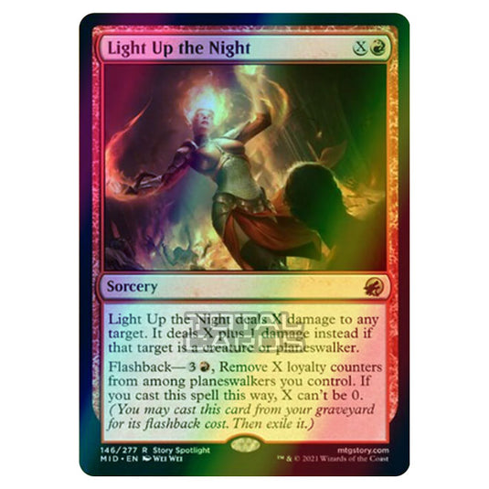 Magic The Gathering - Innistrad - Midnight Hunt - Light Up the Night - 146/277 (Foil)