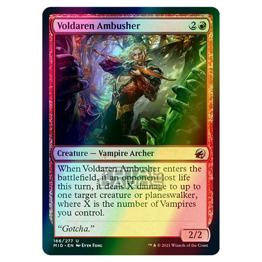 Magic The Gathering - Innistrad - Midnight Hunt - Voldaren Ambusher - 166/277 (Foil)