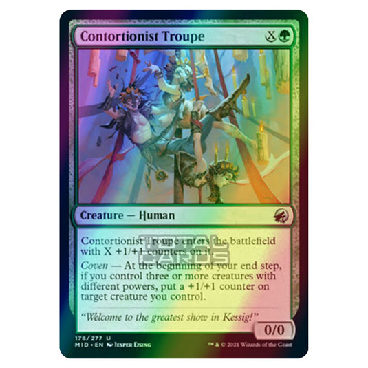 Magic The Gathering - Innistrad - Midnight Hunt - Contortionist Troupe - 178/277 (Foil)