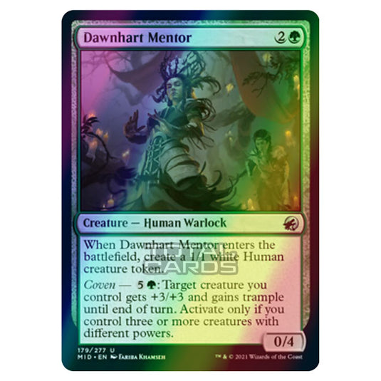 Magic The Gathering - Innistrad - Midnight Hunt - Dawnhart Mentor - 179/277 (Foil)