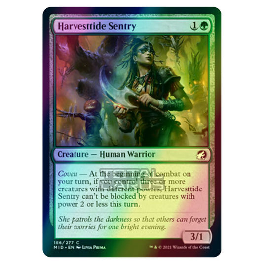 Magic The Gathering - Innistrad - Midnight Hunt - Harvesttide Sentry - 186/277 (Foil)