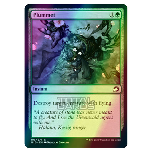 Magic The Gathering - Innistrad - Midnight Hunt - Plummet - 193/277 (Foil)