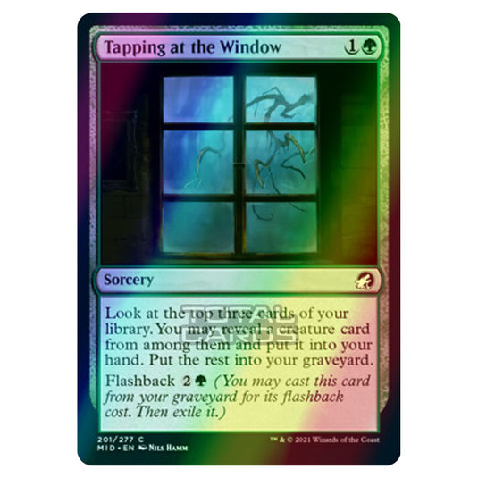 Magic The Gathering - Innistrad - Midnight Hunt - Tapping at the Window - 201/277 (Foil)