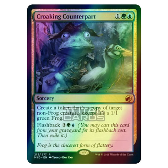 Magic The Gathering - Innistrad - Midnight Hunt - Croaking Counterpart - 215/277 (Foil)