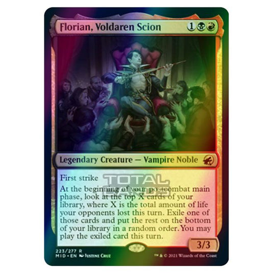 Magic The Gathering - Innistrad - Midnight Hunt - Florian, Voldaren Scion - 223/277 (Foil)