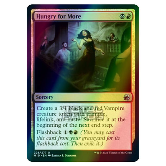 Magic The Gathering - Innistrad - Midnight Hunt - Hungry for More - 228/277 (Foil)