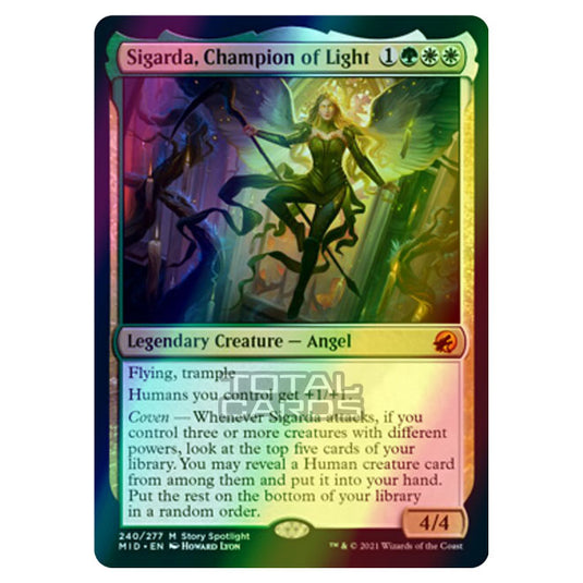 Magic The Gathering - Innistrad - Midnight Hunt - Sigarda, Champion of Light - 240/277 (Foil)