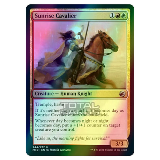 Magic The Gathering - Innistrad - Midnight Hunt - Sunrise Cavalier - 244/277 (Foil)