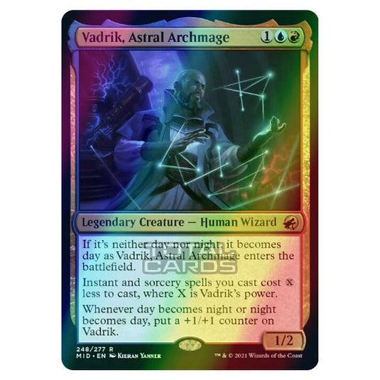 Magic The Gathering - Innistrad - Midnight Hunt - Vadrik, Astral Archmage - 248/277 (Foil)