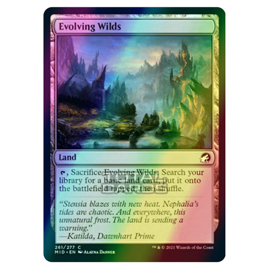 Magic The Gathering - Innistrad - Midnight Hunt - Evolving Wilds - 261/277 (Foil)