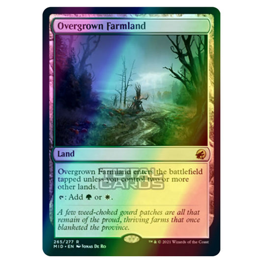 Magic The Gathering - Innistrad - Midnight Hunt - Overgrown Farmland - 265/277 (Foil)